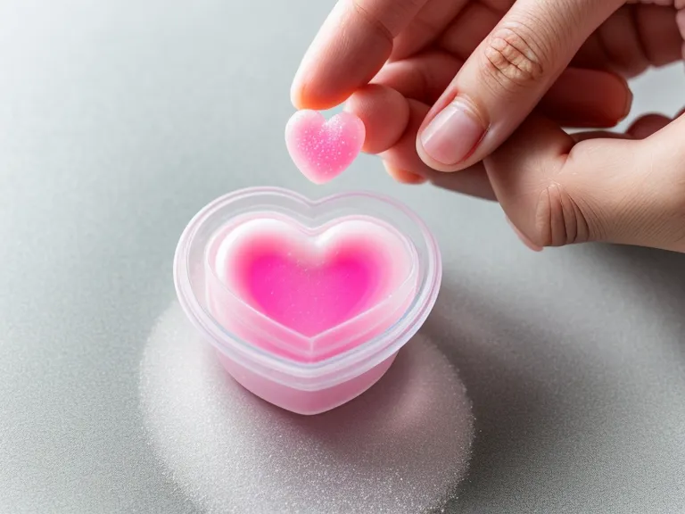 Hand holding gummy vitamins over a school calendar while tracking a teacher's gut health routine week by week