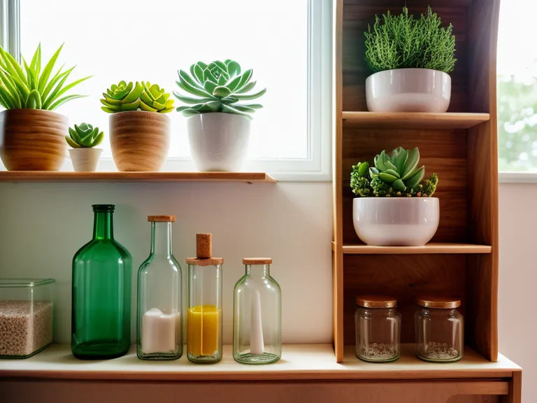 An organized kitchen shelf lined with gut health probiotic gummy bottles