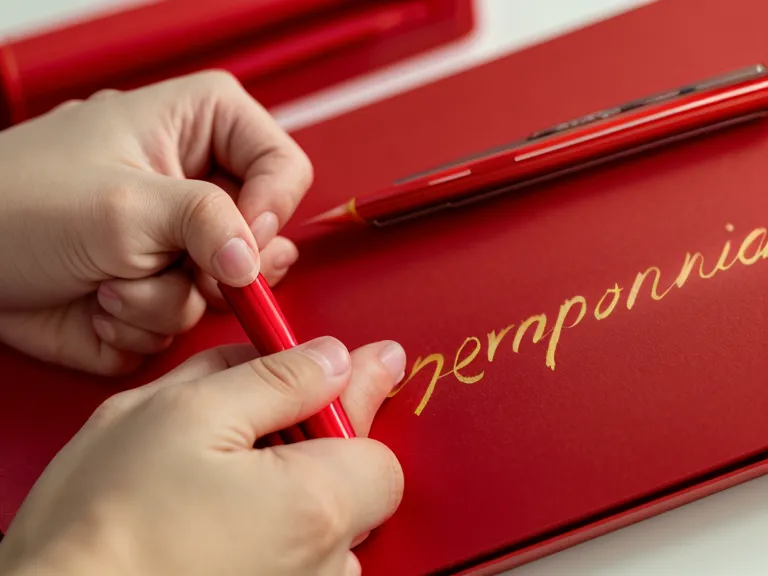 Red pen marking up a gummy probiotic supplement label the way a teacher grades an essay draft