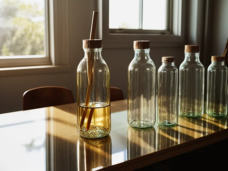 PrimeBiome gummy probiotic bottle sitting on a teacher's desk next to grading supplies