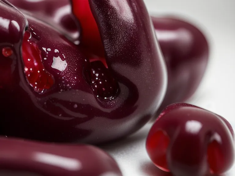 Close-up texture of a probiotic gummy supplement highlighting its gummy-vitamin format