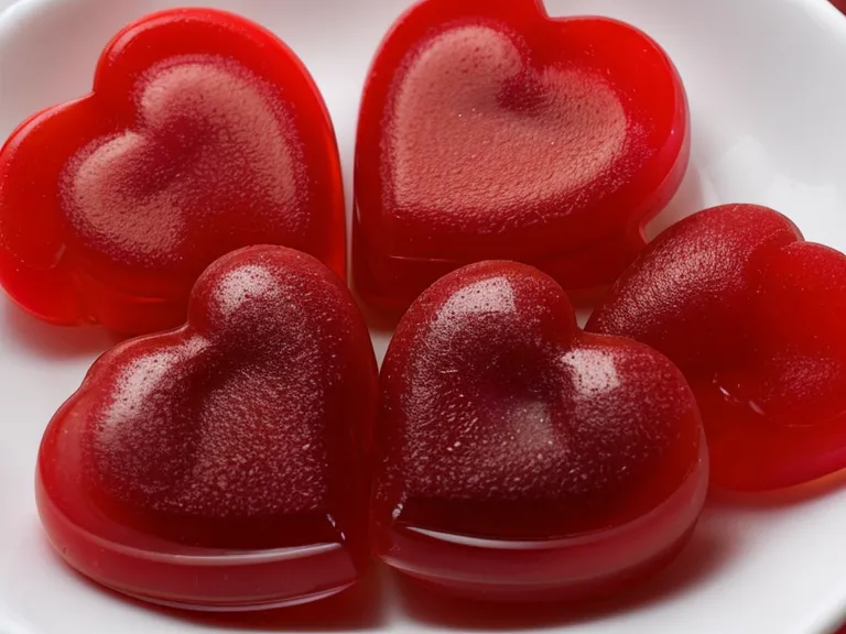 Close-up of two sugar-coated probiotic gummies, highlighting the added sugar per serving on a gut-health supplement label.