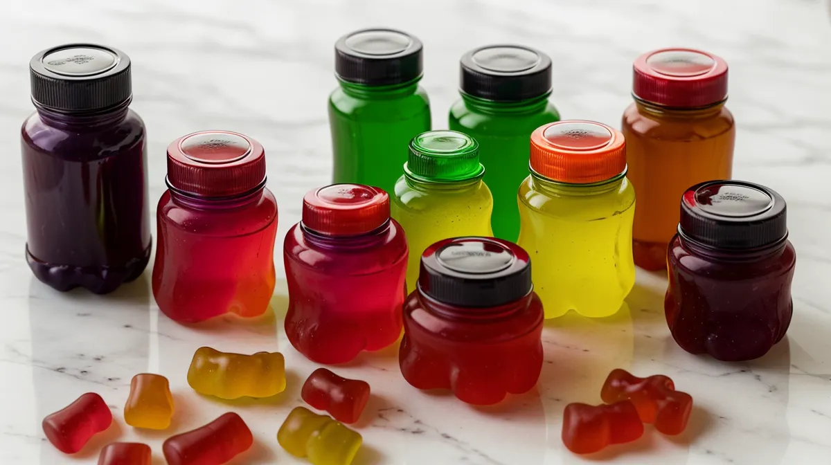 Pectin vs gelatin gummy vitamins compared side by side for a sensitive stomach and gut health routine