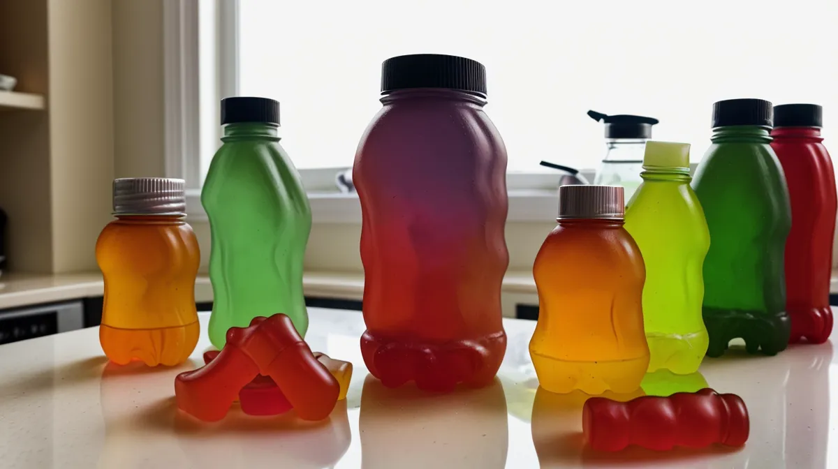 PrimeBiome and Target gummy probiotics bottles side by side, compared for a sensitive stomach