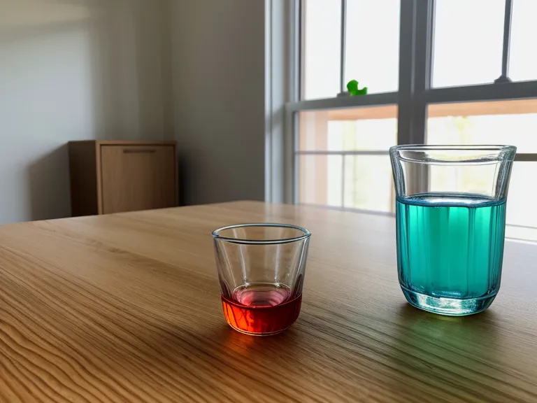 Wooden bowl of gummy probiotic supplements next to a glass of water for a gut health gummy review