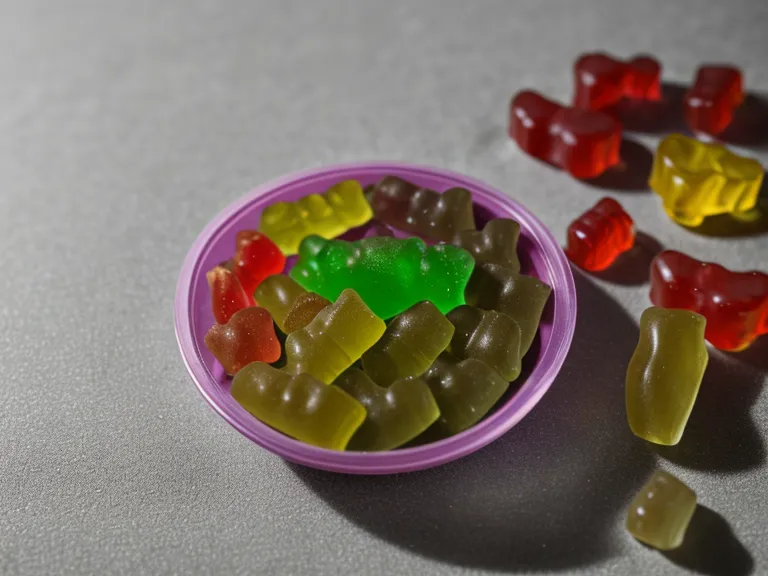 SynoGut capsule next to a gummy probiotic, comparing capsule vs gummy supplements for gut health